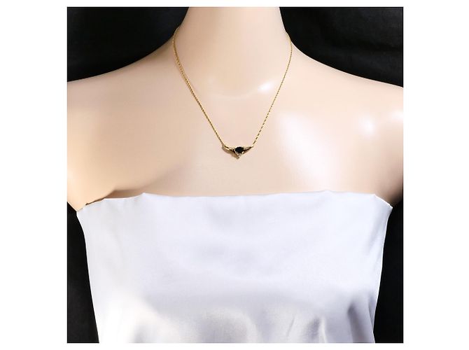Autre Marque Collana in oro giallo 18K con zaffiro e diamante D'oro - vista 6