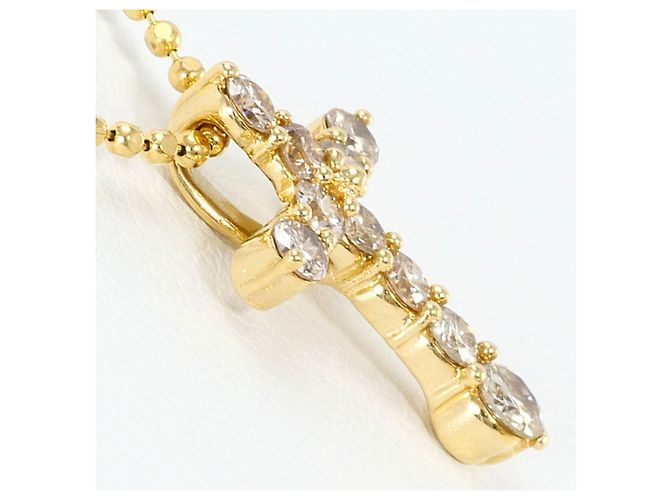 Autre Marque Collana in oro giallo 18K con diamante marrone D'oro - vista 2