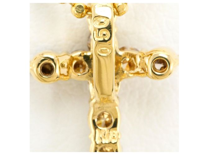 Autre Marque Collana in oro giallo 18K con diamante marrone D'oro - vista 4