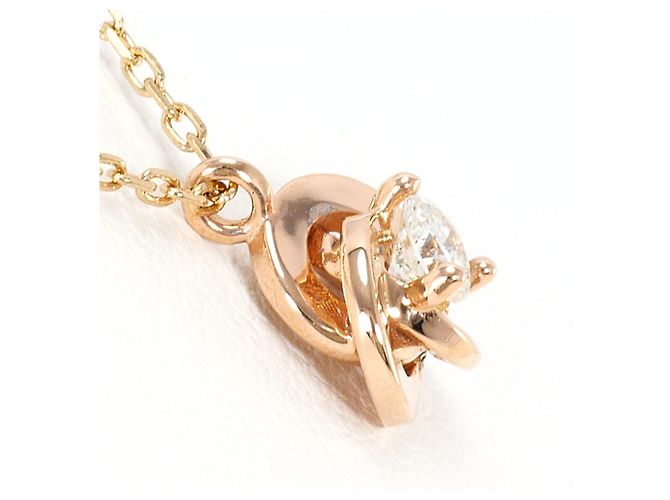 Autre Marque Collana in oro rosa con diamante D'oro - vista 2