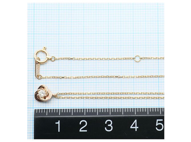 Autre Marque Collana in oro rosa con diamante D'oro - vista 4