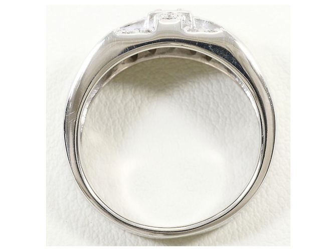 Autre Marque 18K Weißgold-Ring mit Diamant Golden - Ansicht 3