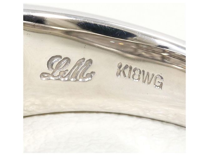 Autre Marque 18K Weißgold-Ring mit Diamant Golden - Ansicht 5