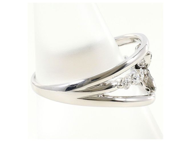 Autre Marque 18K Weißgold Diamantring Golden - Ansicht 3
