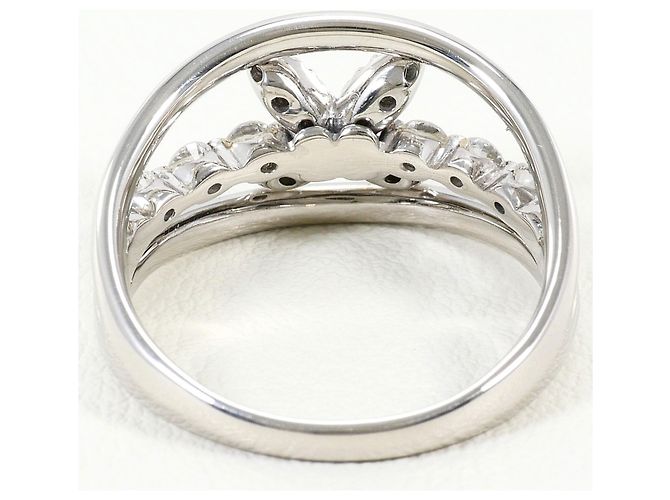 Autre Marque 18K Weißgold Diamantring Golden - Ansicht 4