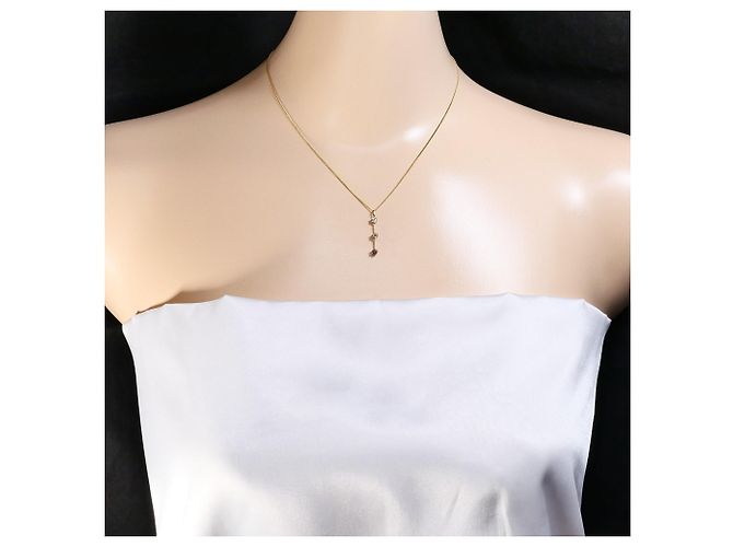 Autre Marque Collana in Oro 14K con Zirconia D'oro - vista 5