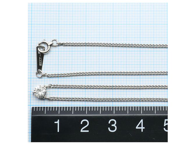 Autre Marque Collana in Platino 850 con Zirconia Cubica - vista 4