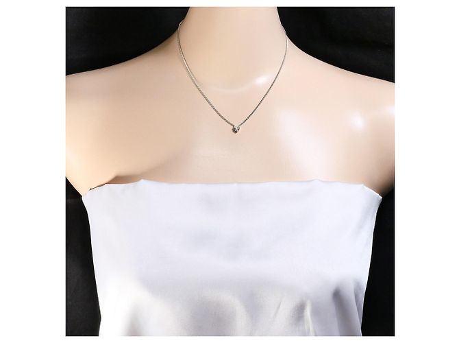 Autre Marque Collana in Platino 850 con Zirconia Cubica - vista 5