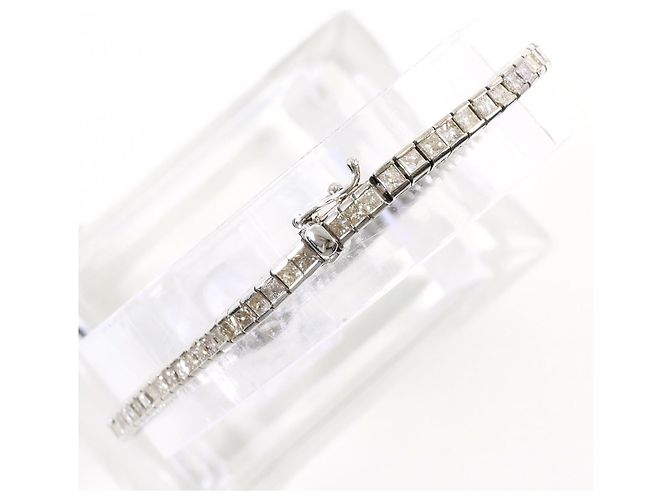 Autre Marque Bracciale con charm in oro bianco 18K con diamanti D'oro - vista 3