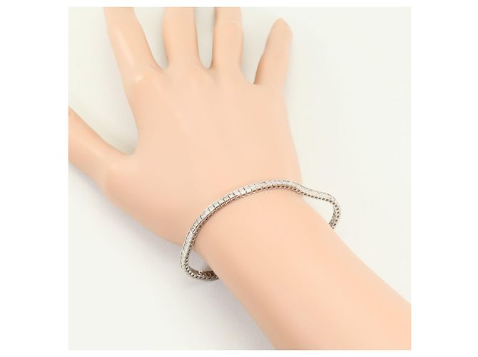 Autre Marque Bracciale con charm in oro bianco 18K con diamanti D'oro - vista 5