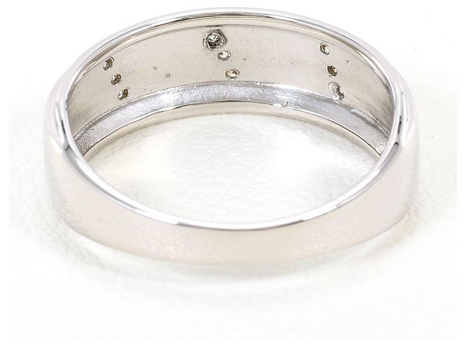 Autre Marque 18K Weißgold-Ring mit Diamant Golden - Ansicht 4
