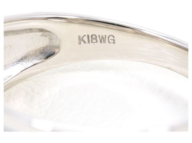 Autre Marque 18K Weißgold-Ring mit Diamant Golden - Ansicht 5
