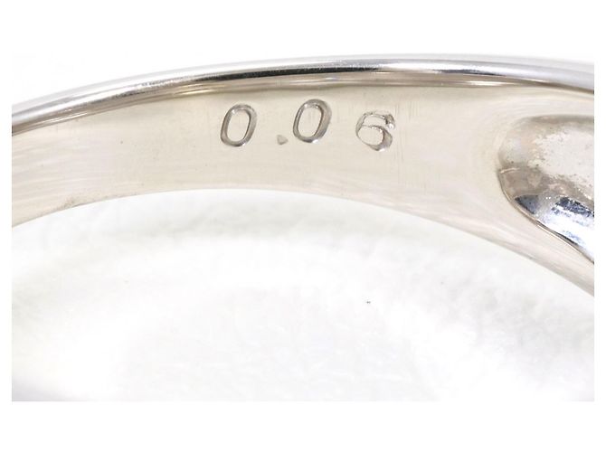 Autre Marque 18K Weißgold-Ring mit Diamant Golden - Ansicht 6