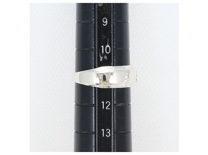 Autre Marque 18K Weißgold-Ring mit Diamant Golden - Ansicht 8