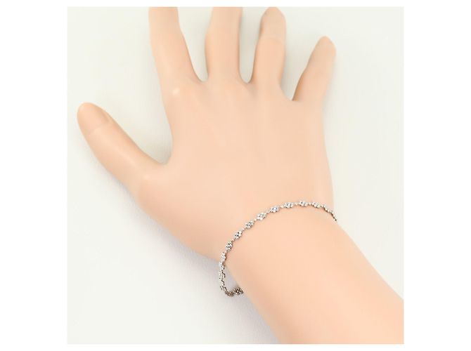 Autre Marque Bracciale con charm in oro bianco 18K D'oro - vista 3