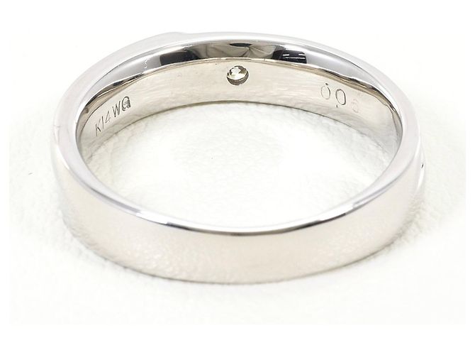 Autre Marque 14K Weißgold-Ring mit Diamant Golden - Ansicht 4