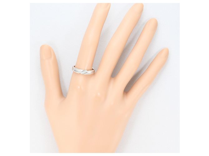 Autre Marque 14K Weißgold-Ring mit Diamant Golden - Ansicht 6