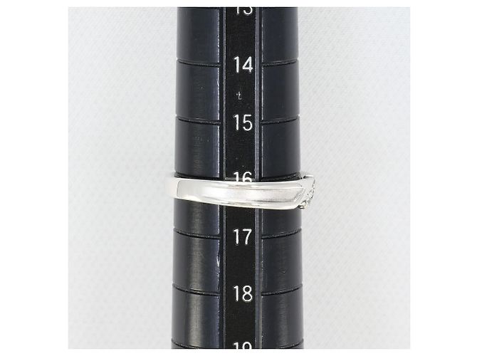 Autre Marque 14K Weißgold-Ring mit Diamant Golden - Ansicht 7