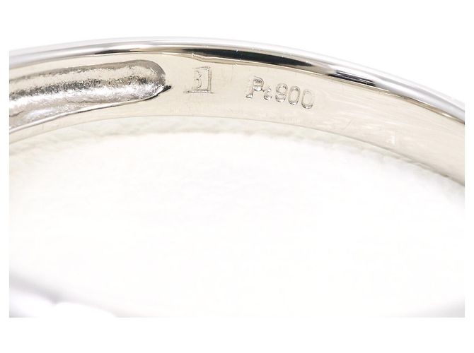 Autre Marque Platinring mit Diamant - Ansicht 4