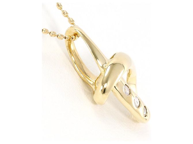 Autre Marque Collana in oro giallo 10K con diamante D'oro - vista 2