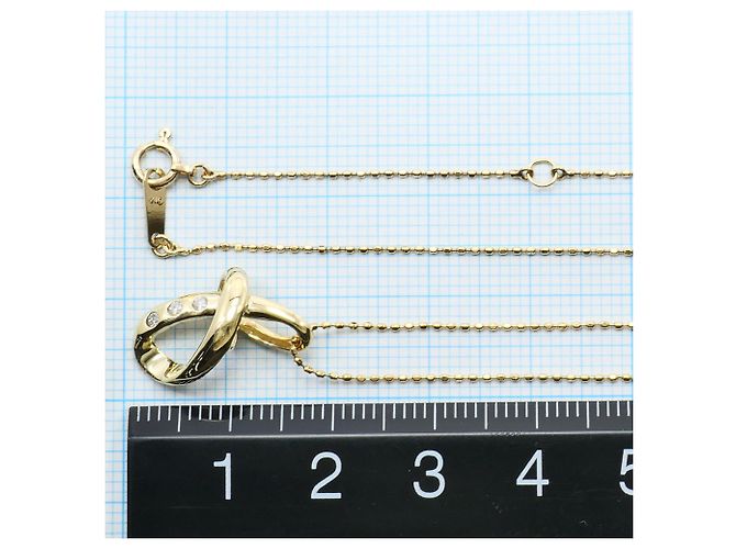 Autre Marque Collana in oro giallo 10K con diamante D'oro - vista 4