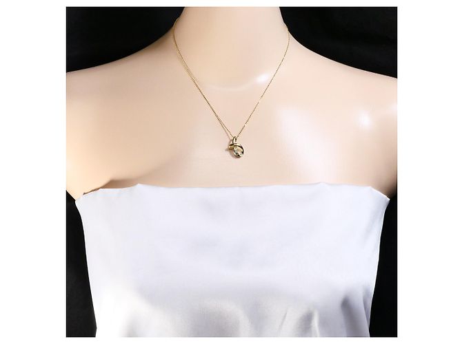 Autre Marque Collana in oro giallo 10K con diamante D'oro - vista 5
