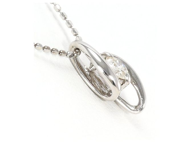 Autre Marque 18K Weißgoldkette mit Diamant Golden - Ansicht 2