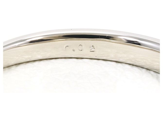 Autre Marque PT900 Platinring mit Diamant - Ansicht 5