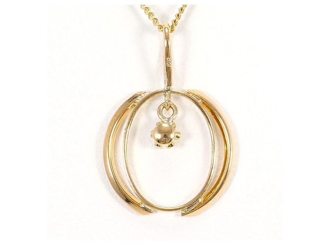 Autre Marque Collana in oro giallo 18K con diamante D'oro - vista 3