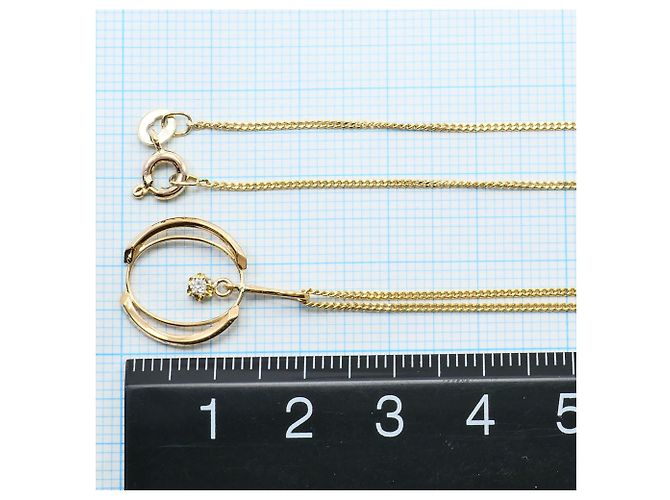 Autre Marque Collana in oro giallo 18K con diamante D'oro - vista 4