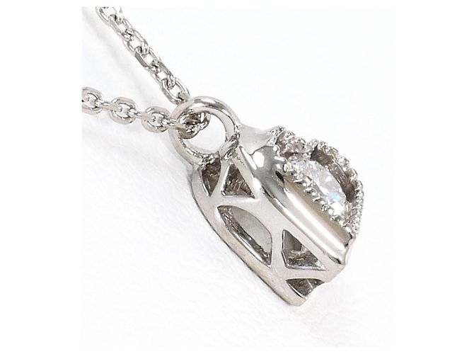 Autre Marque 18K Weißgoldkette mit Diamant Golden - Ansicht 2
