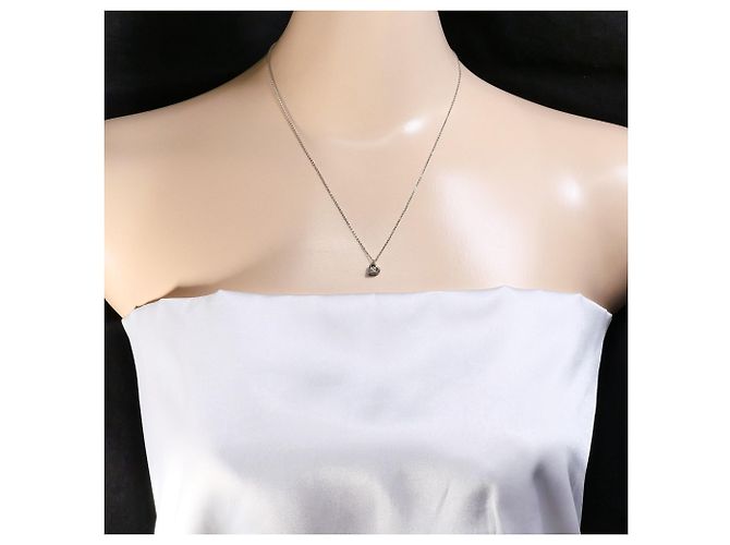 Autre Marque 18K Weißgoldkette mit Diamant Golden - Ansicht 5