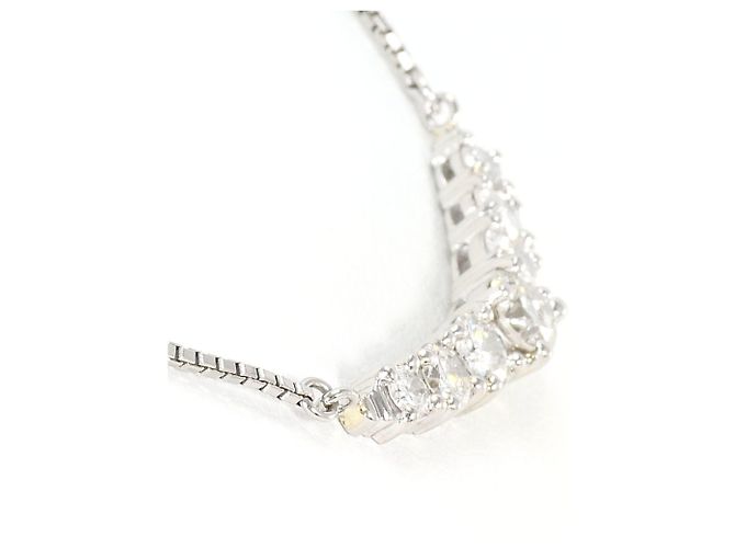 Autre Marque Collana in platino PT850 con diamante - vista 2