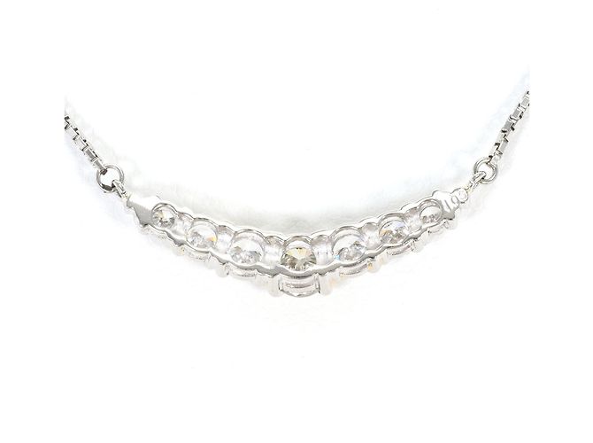 Autre Marque Collana in platino PT850 con diamante - vista 3
