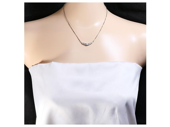 Autre Marque Collana in platino PT850 con diamante - vista 6