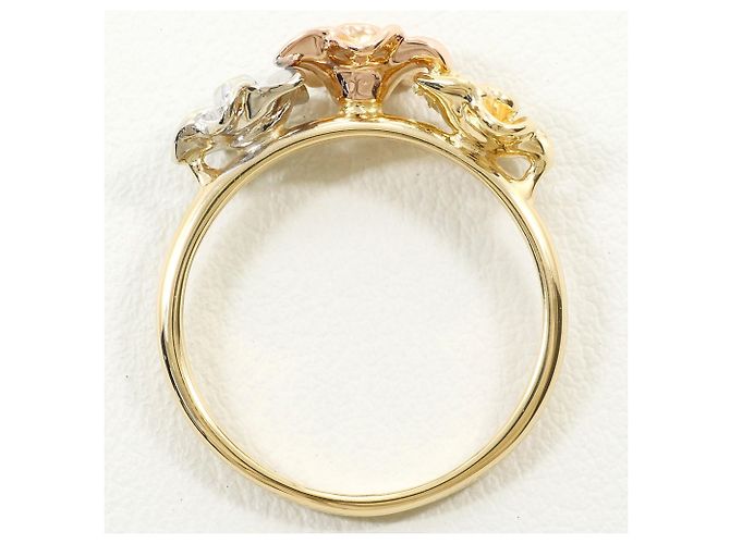 Autre Marque 14K Goldring mit Diamant Golden - Ansicht 2