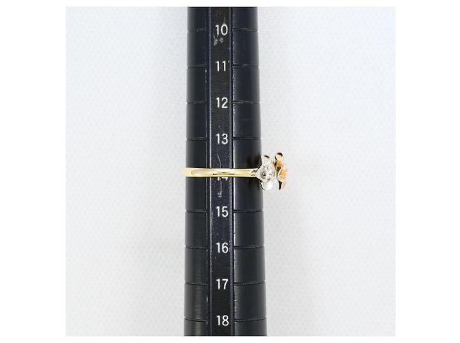 Autre Marque 14K Goldring mit Diamant Golden - Ansicht 6