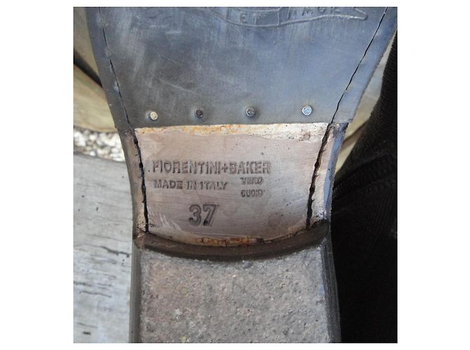 Autre Marque Fiorentini + Baker Botines de piel metalizada dorada Dorado - vista 7