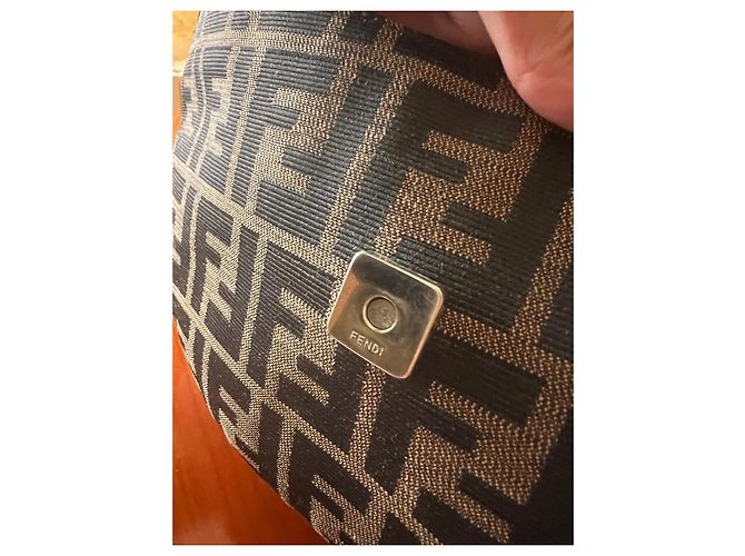 Borsa Hobo Fendi Zucca Marrone Monogramma - vista 4