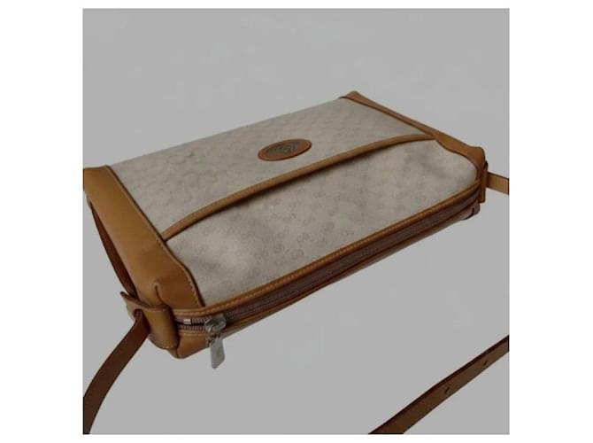 Borsa a Spalla Gucci Monogram Marrone Beige - vista 12