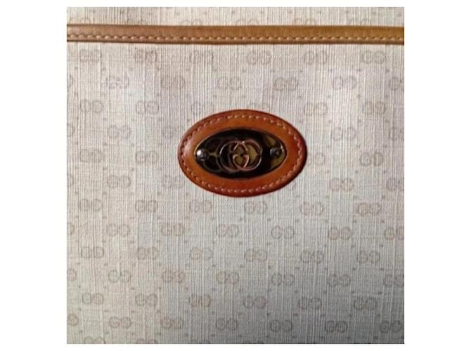 Borsa a Spalla Gucci Monogram Marrone Beige - vista 18