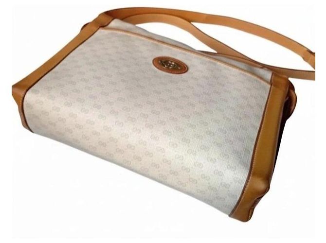 Borsa a Spalla Gucci Monogram Marrone Beige - vista 21