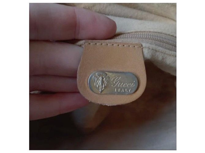 Borsa a Spalla Gucci Monogram Marrone Beige - vista 3
