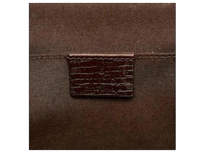 Gucci Beauty Case Monogram Marrone Rosso Verde Monogramma - vista 10