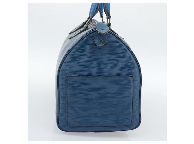 LOUIS VUITTON Borsa Epi Speedy 35 Toledo Blue M42995 LV Auth 185633 - vista 4
