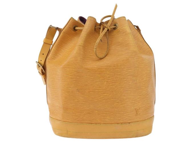 Borsa a tracolla LOUIS VUITTON Epi Noe Tassili Yellow M44009 LV Auth BA13339 - vista 13