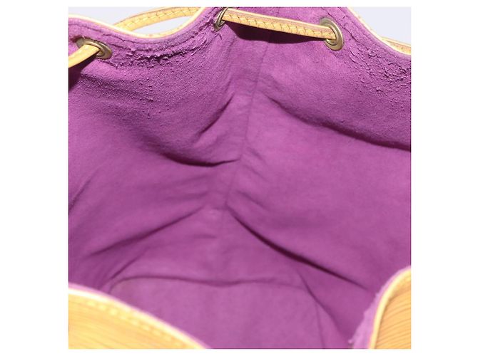 Borsa a tracolla LOUIS VUITTON Epi Noe Tassili Yellow M44009 LV Auth BA13339 - vista 21