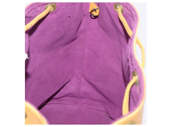 Borsa a tracolla LOUIS VUITTON Epi Noe Tassili Yellow M44009 LV Auth BA13339 - vista 22
