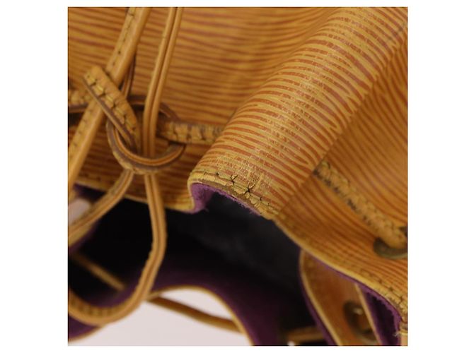 Borsa a tracolla LOUIS VUITTON Epi Noe Tassili Yellow M44009 LV Auth BA13339 - vista 8