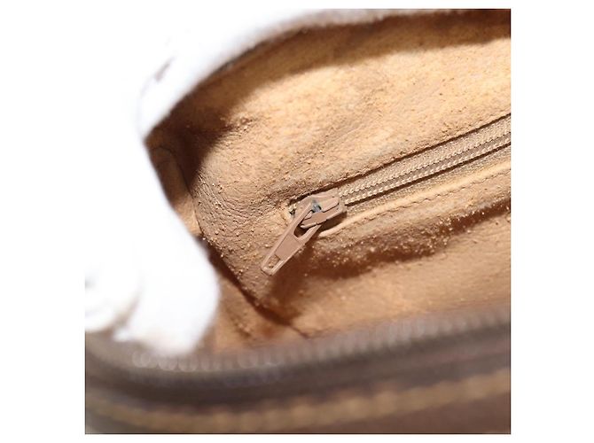 Borsa GUCCI GG Supreme Web Sherry Line in PVC Beige Oro 89 02 032 Auth 184796 D'oro - vista 20